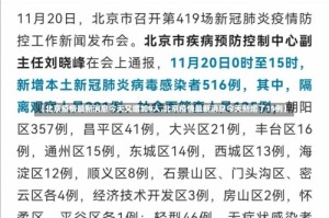 【北京疫情最新消息今天又增加9人,北京疫情最新消息今天新增了15例】