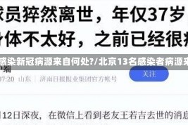 北京13人感染新冠病源来自何处?/北京13名感染者病源来自何处