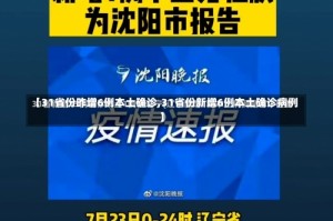 【31省份昨增6例本土确诊,31省份新增6例本土确诊病例】