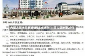 内蒙古满洲里新增9例本土病例(内蒙古满洲里2例)