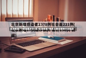 北京新增7个感染者涉及3区/北京新增7例本土确诊病例行动轨迹