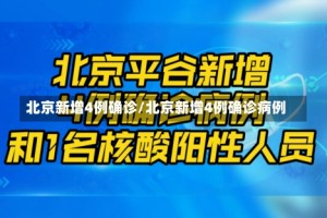 北京新增4例确诊/北京新增4例确诊病例