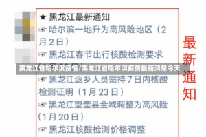黑龙江省哈尔滨疫情/黑龙江省哈尔滨疫情最新消息今天