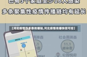 【河北疫情存多条传播链,河北疫情传播快但可控】