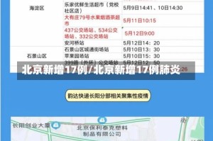 北京新增17例/北京新增17例肺炎