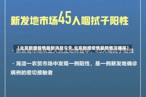 【北京新增疫情最新消息今天,北京新增疫情最新情况播报】