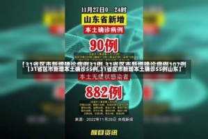 【31省区市新增本土确诊55例,31省区市新增本土确诊55例山东】