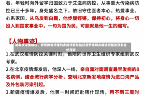 吴尊友深度解析，疫情跨省传播的多维诱因与防控启示吴尊友解读疫情波及多省份原因