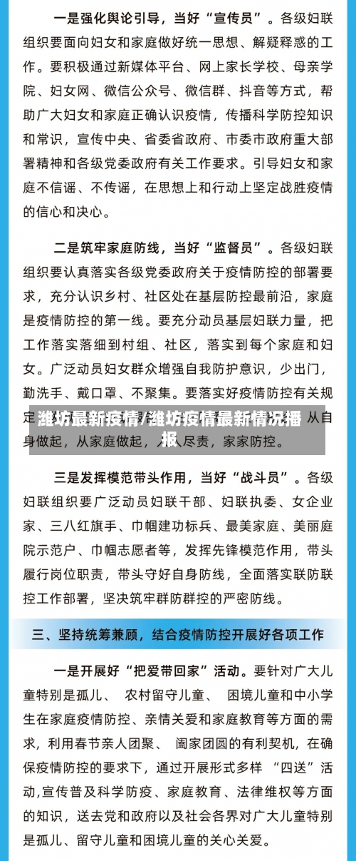 潍坊最新疫情/潍坊疫情最新情况播报-第2张图片