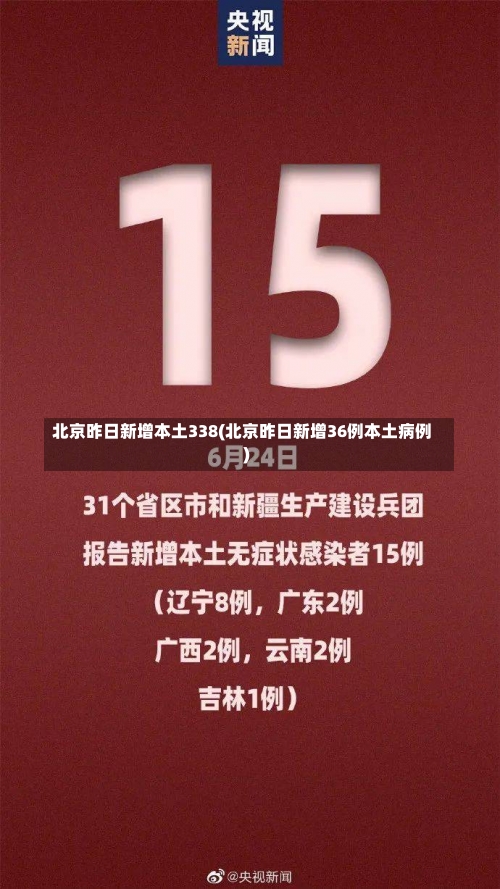 北京昨日新增本土338(北京昨日新增36例本土病例)-第1张图片