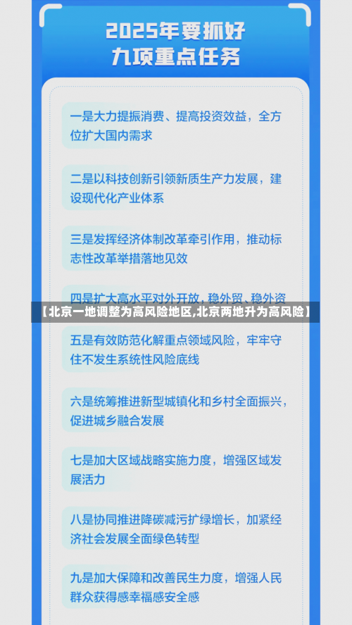 【北京一地调整为高风险地区,北京两地升为高风险】-第1张图片