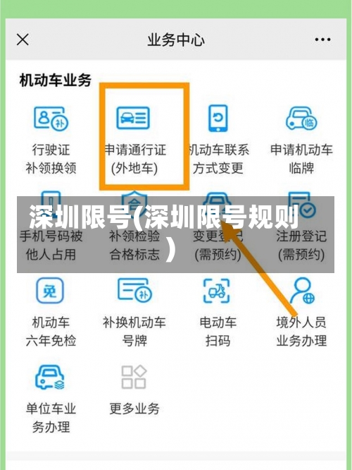 深圳限号(深圳限号规则)-第2张图片
