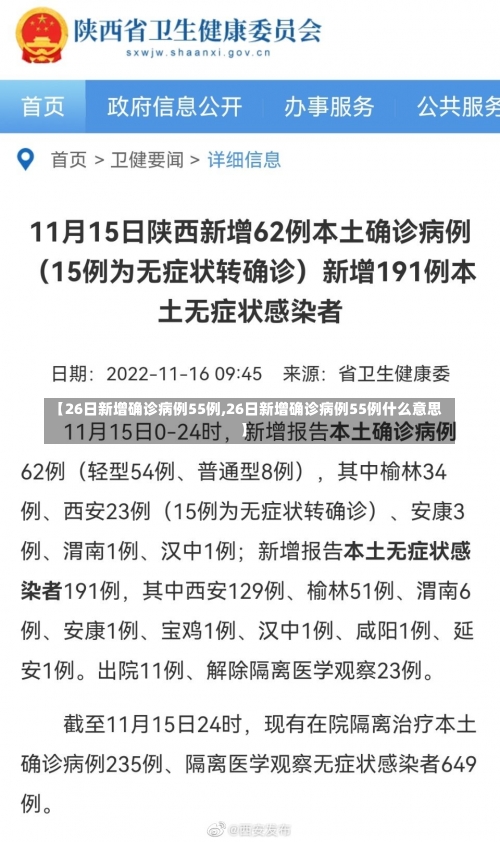 【26日新增确诊病例55例,26日新增确诊病例55例什么意思】-第1张图片