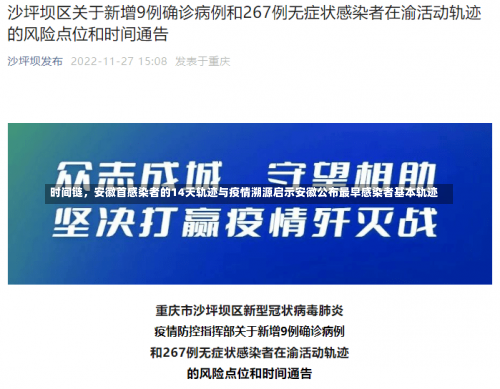 时间链，安徽首感染者的14天轨迹与疫情溯源启示安徽公布最早感染者基本轨迹-第2张图片