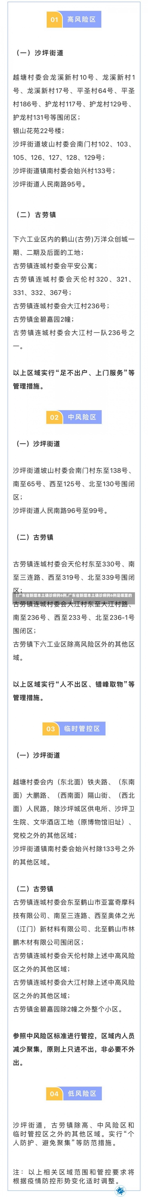 【广东省新增本土确诊病例6例,广东省新增本土确诊病例6例是哪里的】-第2张图片