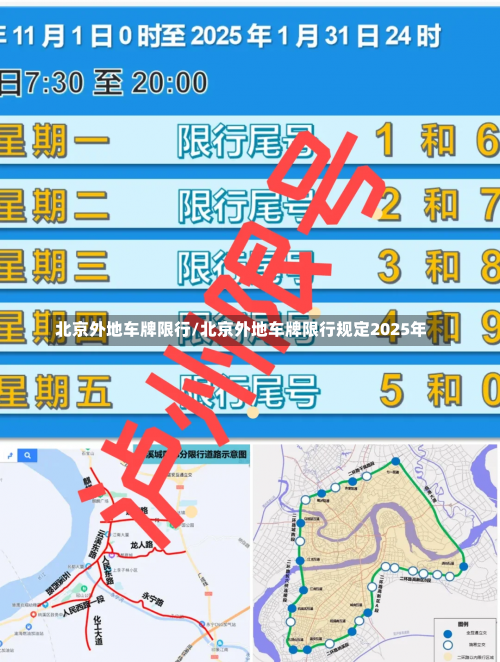 北京外地车牌限行/北京外地车牌限行规定2025年-第1张图片