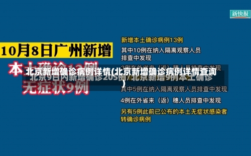 北京新增确诊病例详情(北京新增确诊病例详情查询)-第3张图片