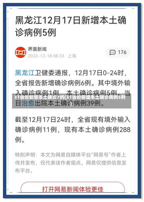 31省份新增本土确诊7例(31省份新增本土确诊病例5例)-第2张图片