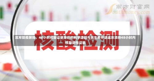 筑牢防疫屏障，48小时核酸证明背后的科学逻辑与民生关怀进返京须持48小时内核酸阴性证明-第1张图片