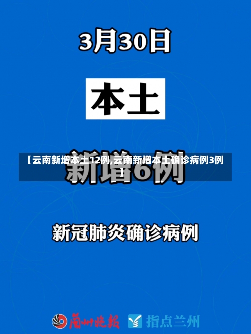 【云南新增本土12例,云南新增本土确诊病例3例】-第1张图片