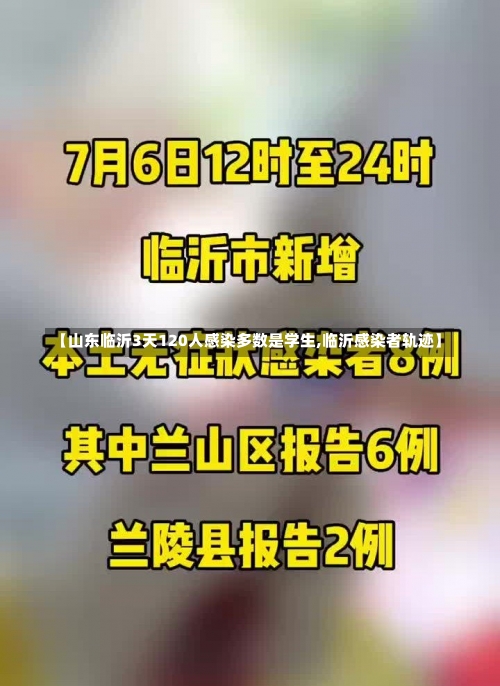 【山东临沂3天120人感染多数是学生,临沂感染者轨迹】-第1张图片