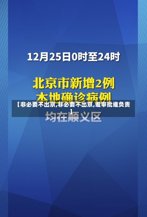 【非必要不出京,非必要不出京,谁审批谁负责】-第2张图片