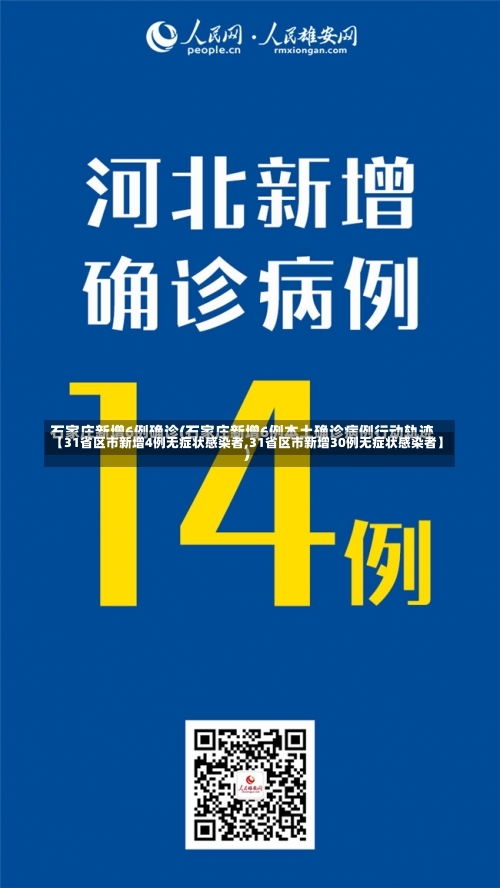 【31省区市新增4例无症状感染者,31省区市新增30例无症状感染者】-第1张图片