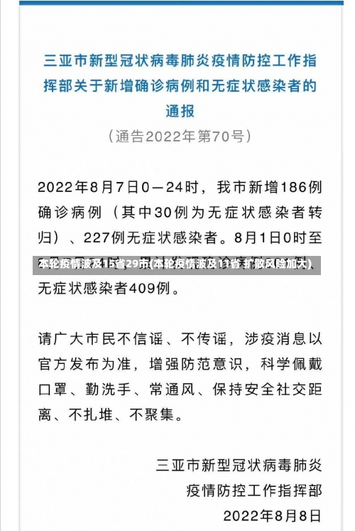 本轮疫情波及15省29市(本轮疫情波及11省 扩散风险加大)-第3张图片