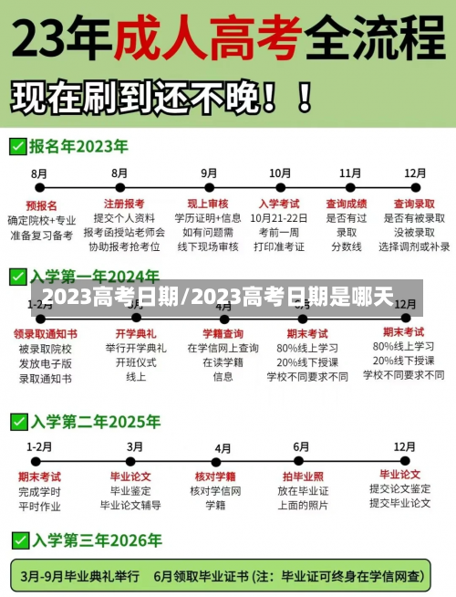 2023高考日期/2023高考日期是哪天-第1张图片