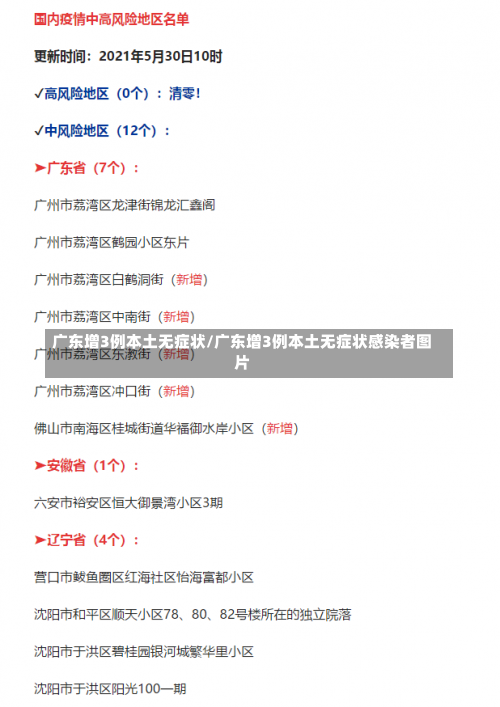 广东增3例本土无症状/广东增3例本土无症状感染者图片-第3张图片
