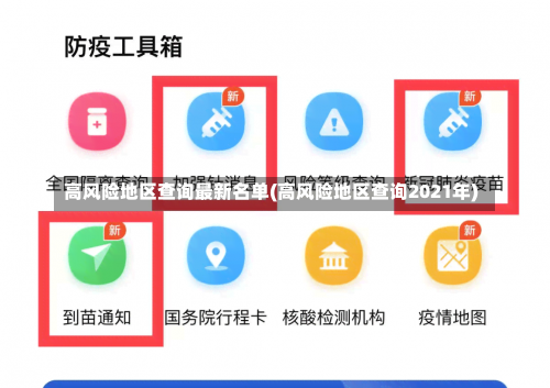 高风险地区查询最新名单(高风险地区查询2021年)-第1张图片