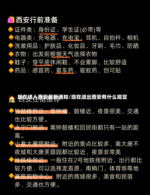 现在进入西安最新通知/现在进出西安有什么规定-第1张图片