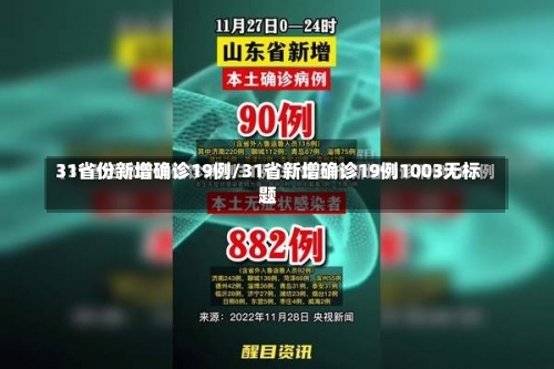 31省份新增确诊19例/31省新增确诊19例1003无标题-第2张图片