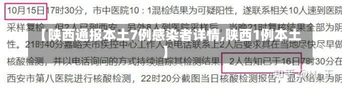 【陕西通报本土7例感染者详情,陕西1例本土】-第1张图片