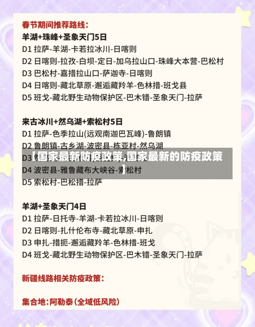 【国家最新防疫政策,国家最新的防疫政策】-第2张图片