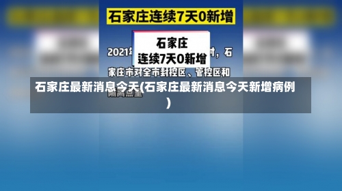 石家庄最新消息今天(石家庄最新消息今天新增病例)-第1张图片