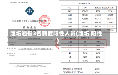 潍坊通报3名新冠阳性人员(潍坊 阳性)-第2张图片