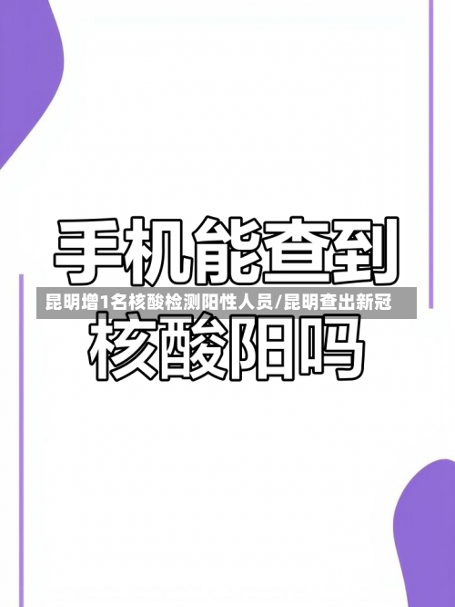 昆明增1名核酸检测阳性人员/昆明查出新冠-第3张图片