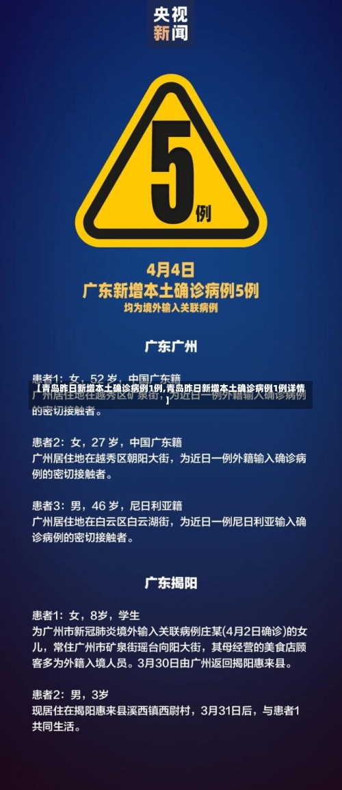 【青岛昨日新增本土确诊病例1例,青岛昨日新增本土确诊病例1例详情】-第1张图片