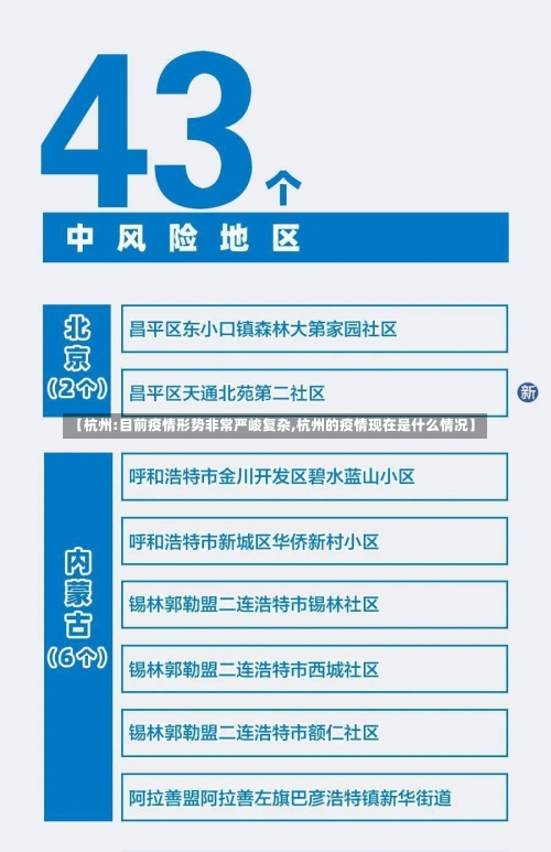 【杭州:目前疫情形势非常严峻复杂,杭州的疫情现在是什么情况】-第1张图片