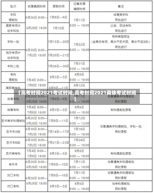 【高考时间2021考试时间,高考时间2021具体考试时间】-第2张图片