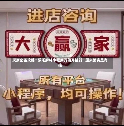 玩家必备攻略“微乐麻将小程序万能开挂器”原来确实是有挂-第1张图片