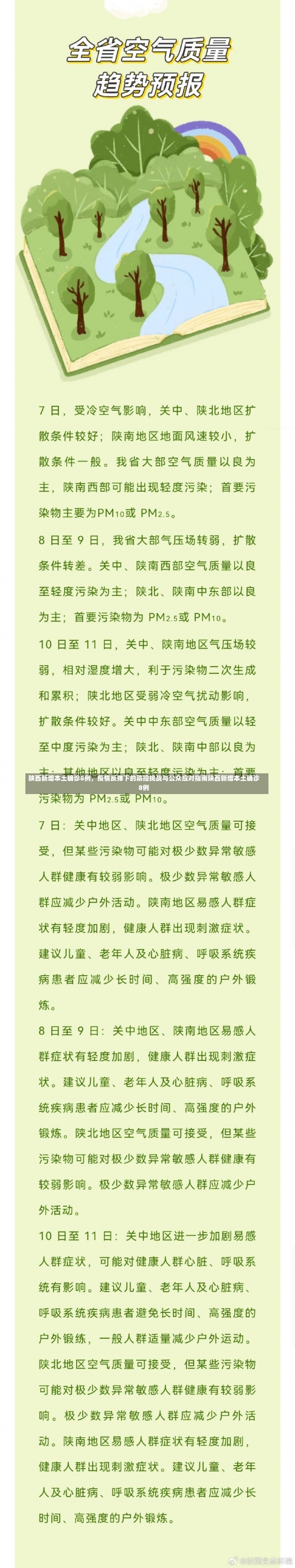 陕西新增本土确诊8例，疫情反弹下的防控挑战与公众应对指南陕西新增本土确诊8例-第3张图片