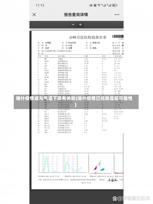 喀什疫情或与气温下降有关联(喀什疫情已排除蔓延可能性)-第1张图片