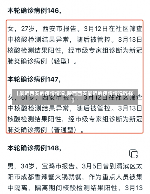 【最近西安的疫情情况,陕西西安最近的疫情情况咋样】-第3张图片