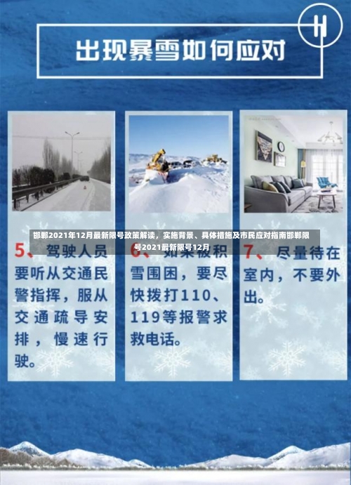 邯郸2021年12月最新限号政策解读，实施背景、具体措施及市民应对指南邯郸限号2021最新限号12月-第1张图片