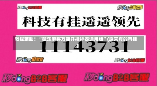 教程辅助！“微乐麻将万能开挂神器通用版”(原来真的有挂)-第2张图片