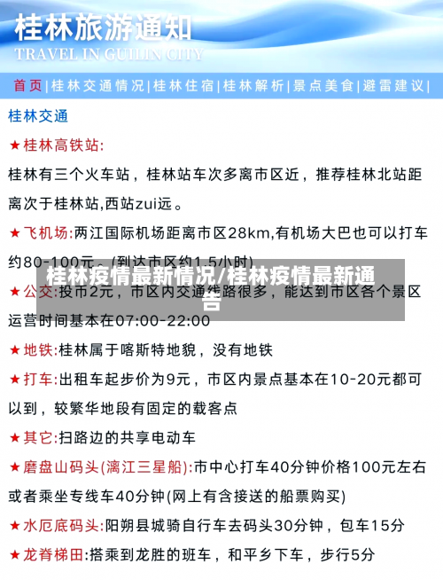 桂林疫情最新情况/桂林疫情最新通告-第2张图片