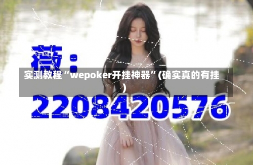 实测教程“wepoker开挂神器”(确实真的有挂)-第1张图片