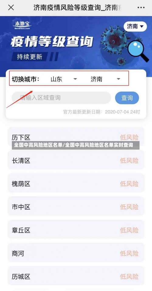全国中高风险地区名单/全国中高风险地区名单实时查询-第1张图片